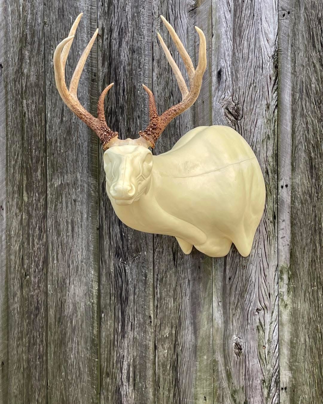 OSSL-24 — Offset Super Sneak whitetail taxidermy form by Mears Whitetail Forms